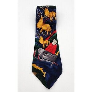 Vintage J. Garcia Stonehenge Silk Tie Jerry Garcia Grateful Dead Elk Mountain